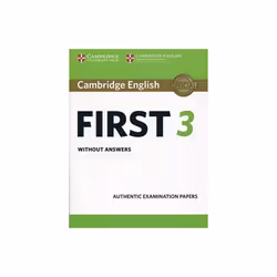 Cambridge English First 3 Students Book without Answers