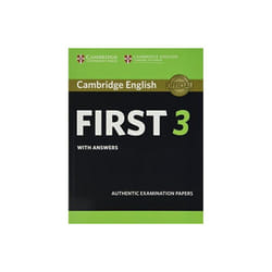 Cambridge English First 3 Students Book with Answers