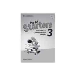Pre A1 Starters 3 Answer Booklet
