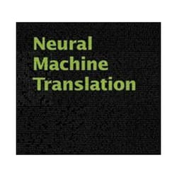 ISBN Neural Machine Translation book Educational English Hardcover 200 pages