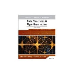 ISBN Data Structures and Algorithms in Java 6e ISV book Computing & Internet English 720 pages