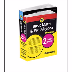 ISBN Basic Math & Pre-Algebra Workbook For Dummies with Basic Math & Pre-Algebra For Dummies Bundle, English, Paperback, 696 ...