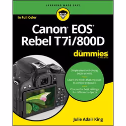 ISBN Canon EOS Rebel T7i/800D For Dummies, English, Paperback, 352 pages