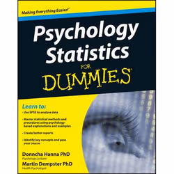 ISBN Psychology Statistics For Dummies, English, Paperback, 462 pages