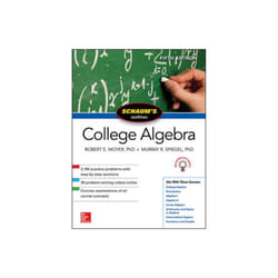 Schaums Outline of College Algebra Fifth Edition by Spiegel & MurrayMoyer & Robert