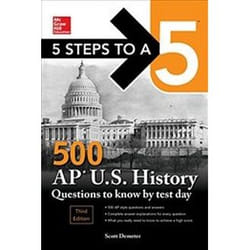 ISBN 5 Steps to a 5 : 500 AP U.S. History Questions to Know by Test Day 3e book Educational English 352 pages