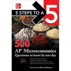 ISBN 500 AP Microeconomics Questions to Know by Test Day : 5 Steps to a 5 book Educational English 207 pages