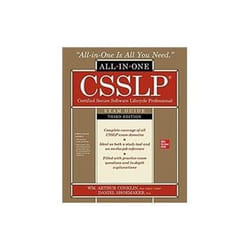 ISBN CSSLP Certified Secure Software Lifecycle Professional All-in-One Exam Guide 3e book Computing & Internet English 416 pages