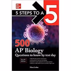 ISBN 5 Steps to A 5 4e : 500 AP Biology Questions to Know by Test Day, Educational, English