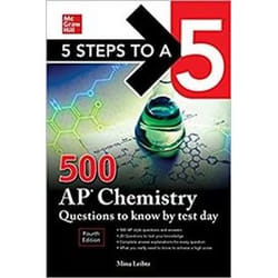 ISBN 5 Steps to a 5 : 500 AP Chemistry Questions to Know by Test Day 4e book Educational English