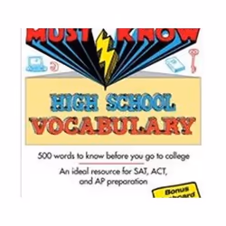 ISBN Must Know High School Vocabulary, Educational, English, Paperback
