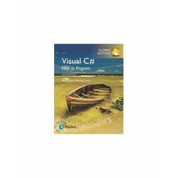 ISBN Visual C# How to Program 6e