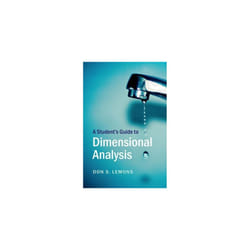 A Student's Guide to Dimensional Analysis (Student's Guides)