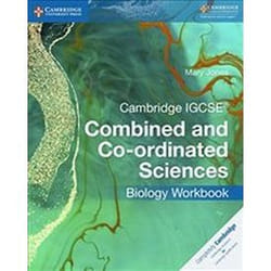 ISBN Cambridge IGCSE® Combined and Co-ordinated Sciences Biology Workbook (Cambridge International IGCSE) book Science & nature English 108 pages