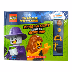 LEGO DC Super Heroes: Super-Villains Guide to Being Bad book plus Cheetah minifigure