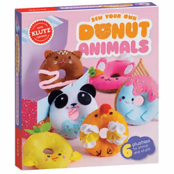 KLUTZ Sew Your Own Donut Animals, Children's craft kit, 8 yr(s), Multicolour, 1 pc(s)