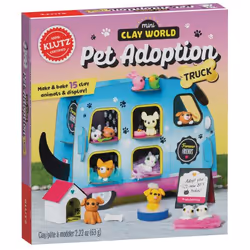 KLUTZ Mini Clay World Pet Adoption Truck, Children's craft kit, 8 yr(s), Multicolour, 1 pc(s)