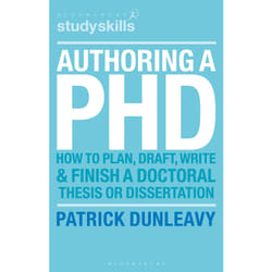 ISBN Authoring a PhD book English Paperback 312 pages