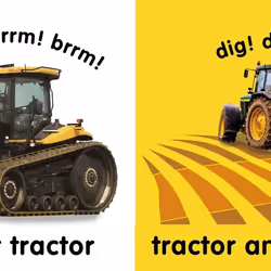 ISBN Baby Touch and Feel Tractor book Educational English Hardcover 14 pages