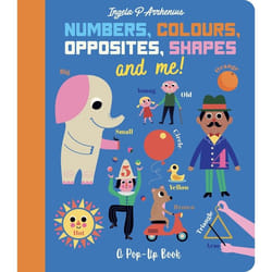 ISBN Numbers, Colours, Opposites, Shapes and Me! book Hardcover 12 pages
