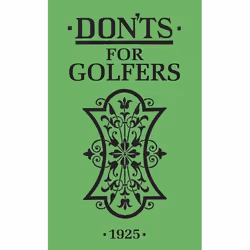 ISBN Don'ts for Golfers, English, Hardcover, 80 pages
