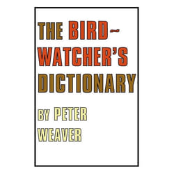 ISBN The Birdwatcher's Dictionary