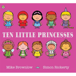 Hachette UK Ten Little Princesses book English Paperback 32 pages