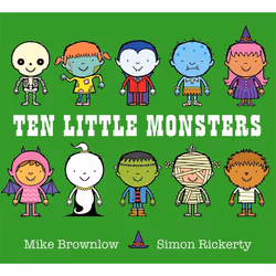 Hachette UK Ten Little Monsters, English, Paperback, 32 pages