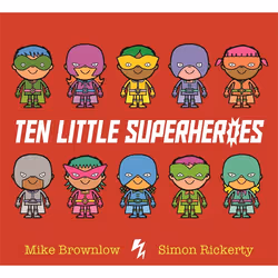 Hachette UK Ten Little Superheroes, English, Paperback, 32 pages