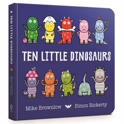 Hachette UK Ten Little Dinosaurs, English, Hardcover, 28 pages