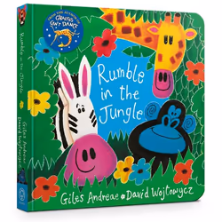 Hachette UK Rumble in the Jungle Board Book, English, Hardcover, 24 pages