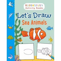 ISBN Let's Draw Sea Animals, English, Paperback, 32 pages
