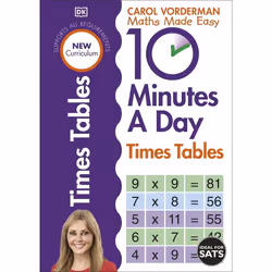 ISBN 10 Minutes A Day Times Tables, Mathematics, English, Paperback, 80 pages