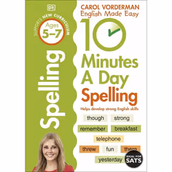 ISBN 10 Minutes A Day Spelling Ages 5-7 Key Stage 1, Educational, English, Paperback, 80 pages