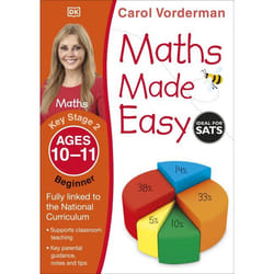 ISBN Maths Made Easy Ages 10-11 Key Stage 2 Beginner book Mathematics English Paperback 40 pages