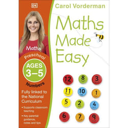 ISBN Maths Made Easy Numbers Ages 3-5 Preschool book Mathematics English Paperback 40 pages