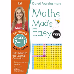 ISBN Maths Made Easy Times Tables Ages 7-11 Key Stage 2, Mathematics, English, Paperback, 40 pages