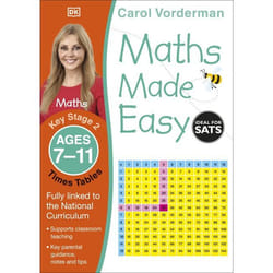 ISBN Maths Made Easy Times Tables Ages 7-11 Key Stage 2 book Mathematics English Paperback 40 pages