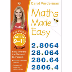 ISBN Maths Made Easy Decimals Ages 9-11 Key Stage 2, Mathematics, English, Paperback, 40 pages
