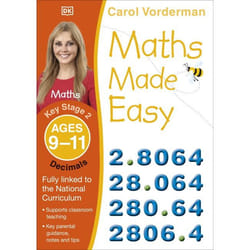 ISBN Maths Made Easy Decimals Ages 9-11 Key Stage 2 book Mathematics English Paperback 40 pages