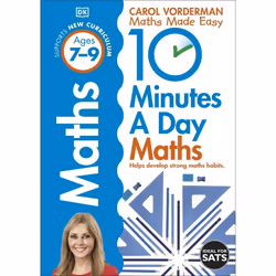 ISBN 10 Minutes a Day Maths Ages 7-9 Key Stage 2, Mathematics, English, Paperback, 80 pages