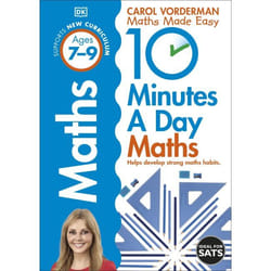 ISBN 10 Minutes a Day Maths Ages 7-9 Key Stage 2 book Mathematics English Paperback 80 pages