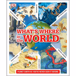 ISBN What's Where in the World, Educational, English, Hardcover, 192 pages