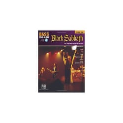 Bass Play Along Volume 26 Black Sabbath Bass Guitar Tab Book (Hal Leonard Bass Play-Along)