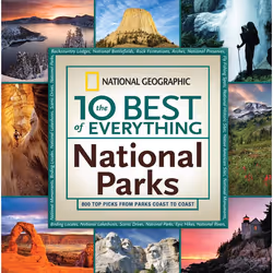 ISBN The 10 Best of Everything National Parks, Paperback, 480 pages