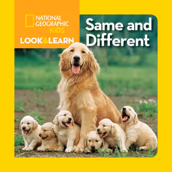 ISBN National Geographic Kids Look and Learn: Same and Different, English, Hardcover, 24 pages