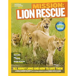 ISBN National Geographic Kids Mission: Lion Rescue, English, Paperback, 128 pages