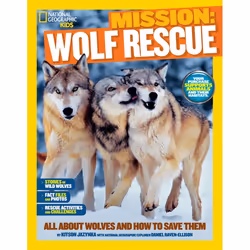ISBN National Geographic Kids Mission: Wolf Rescue, English, Paperback, 128 pages