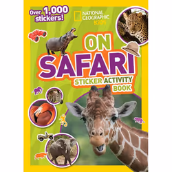 ISBN National Geographic Kids On Safari Sticker Activity Book, English, Paperback, 56 pages