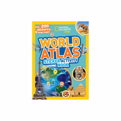 World Atlas Sticker Activity Book by National Geographic Kids